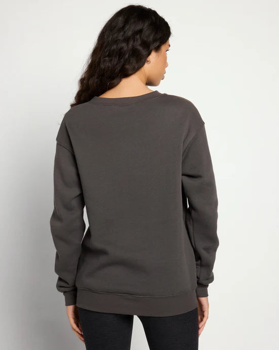 Flocked Football Sweatshirt