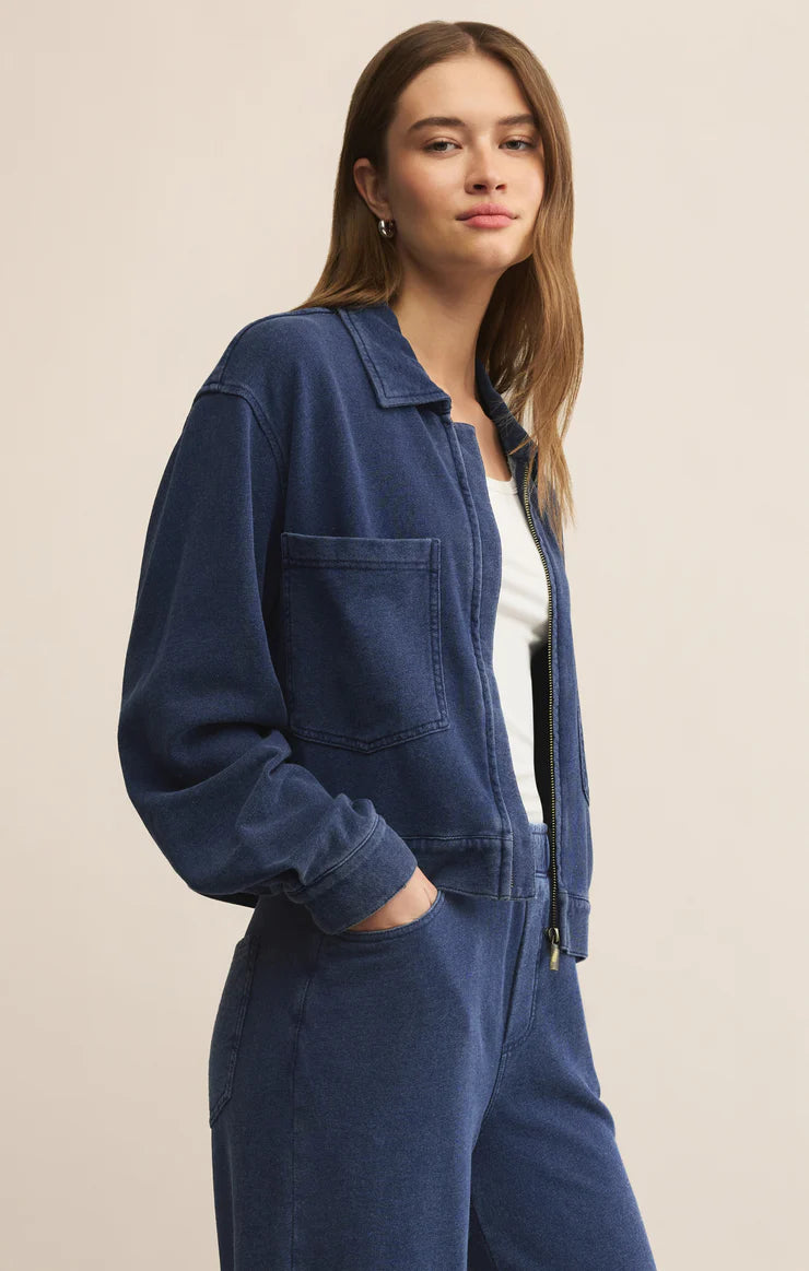 Heritage Knit Denim Jacket