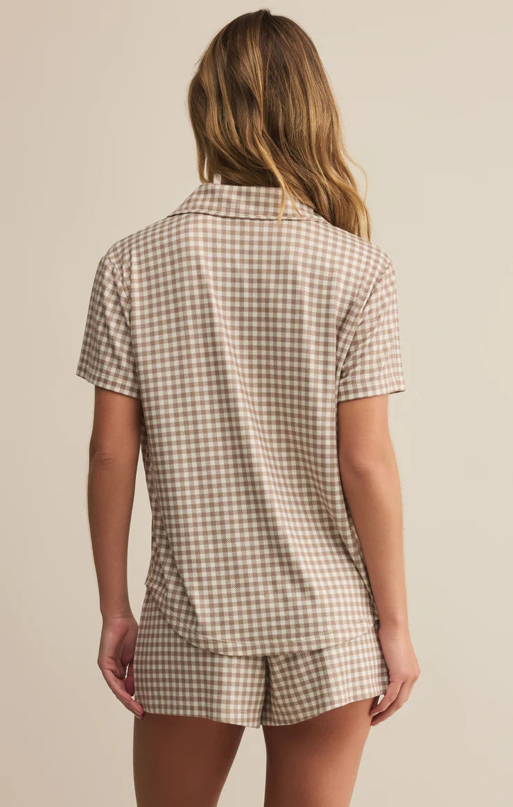 Amy Gingham Top
