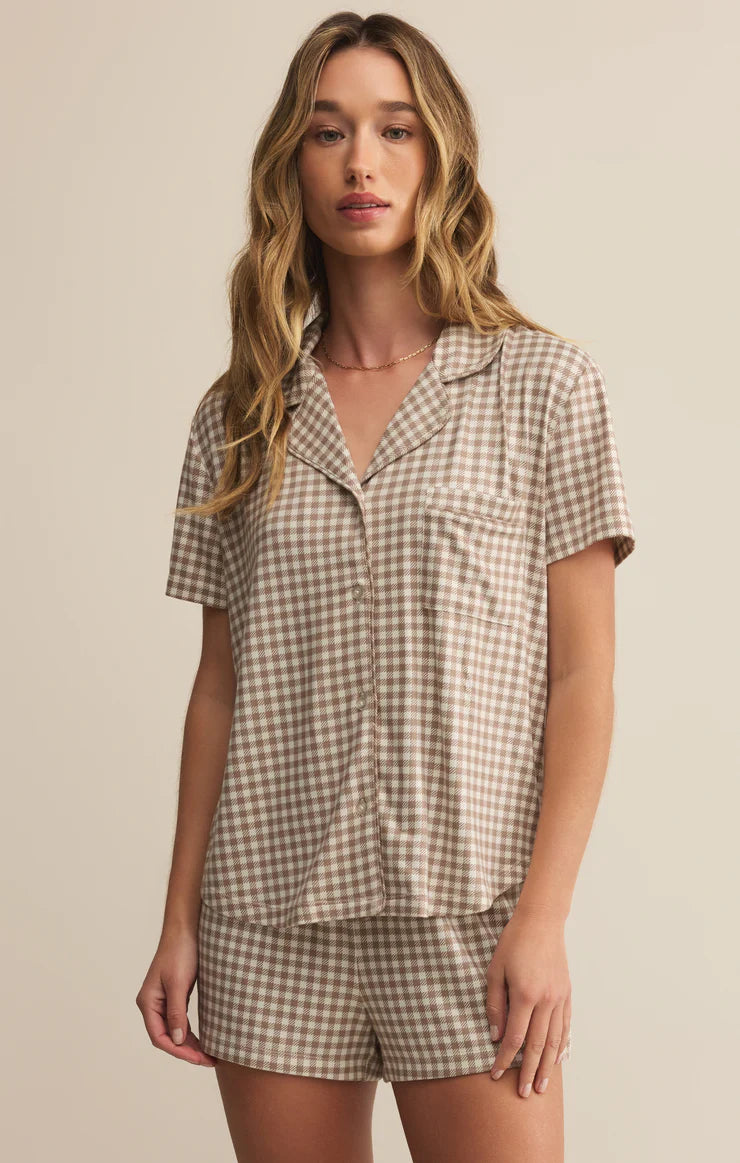 Amy Gingham Top