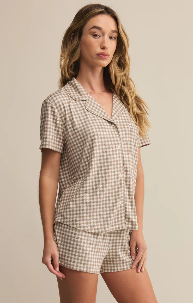 Amy Gingham Top