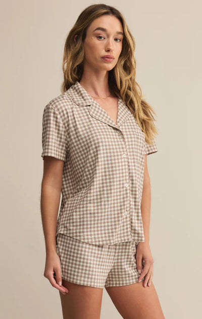 Amy Gingham Top