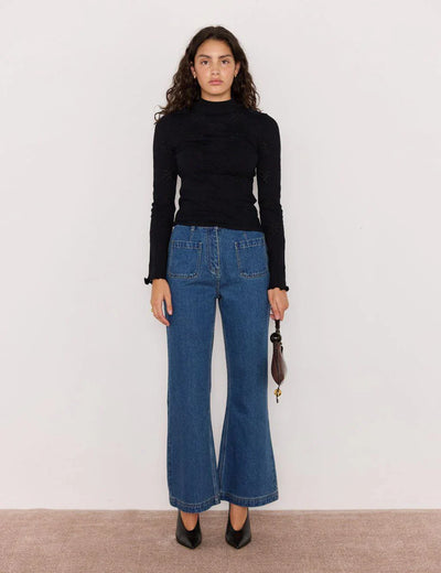 Kenni Pointell Knit Sweater