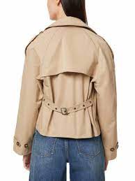 Cropped Trench W/ Belt