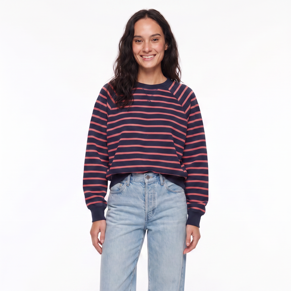 Cloud 9 Fleece Striped Reversible Sweatshirt